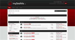 Desktop Screenshot of mydesihits.com